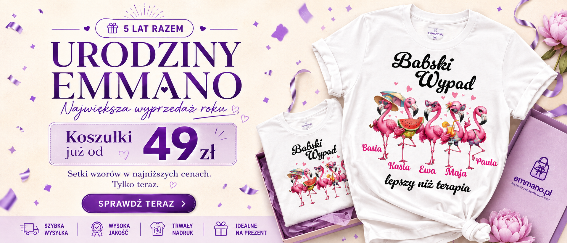 Urodziny Emmano — największa wyprzedaż roku