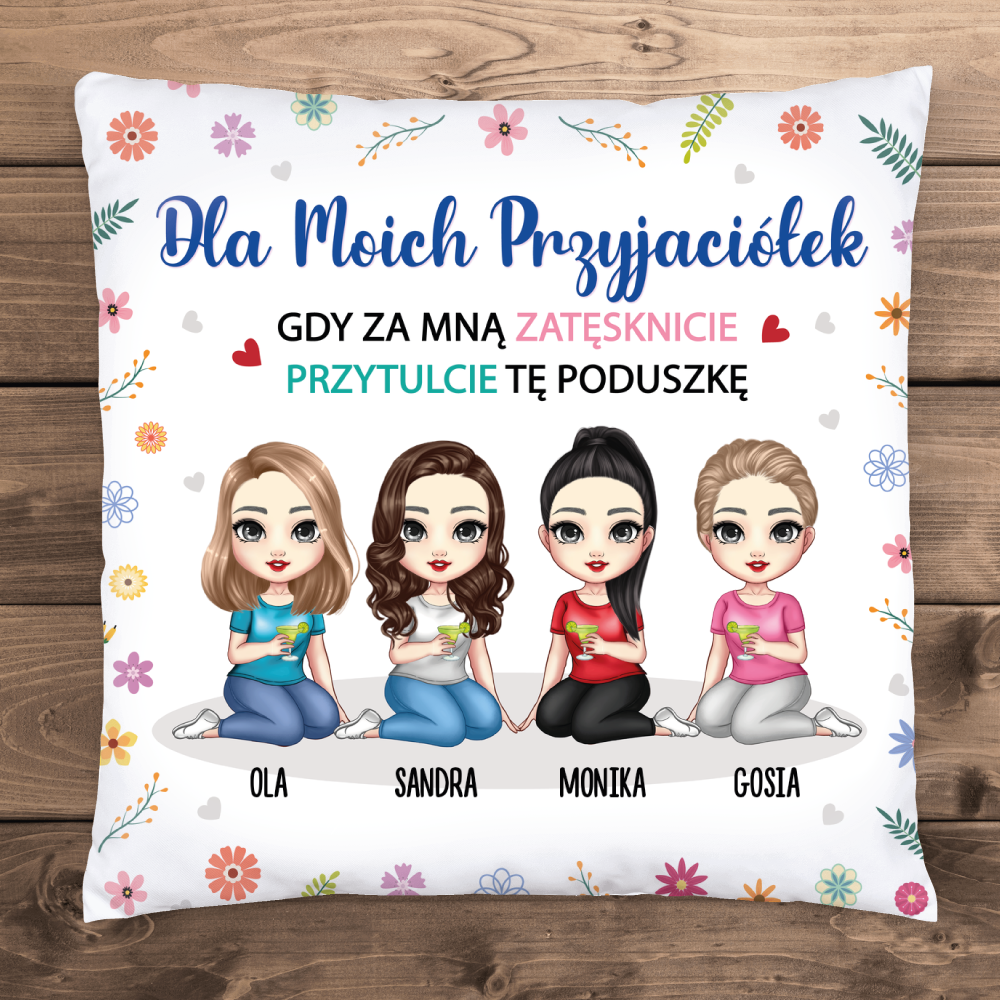 Poduszka dla moich przyjaciółek