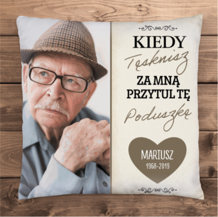 Przytul, kiedy tęsknisz - poduszka