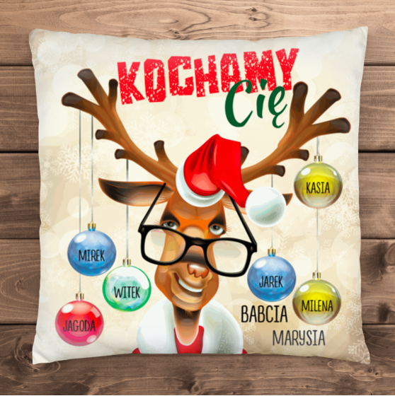 Kochamy Cię Babciu - poduszka