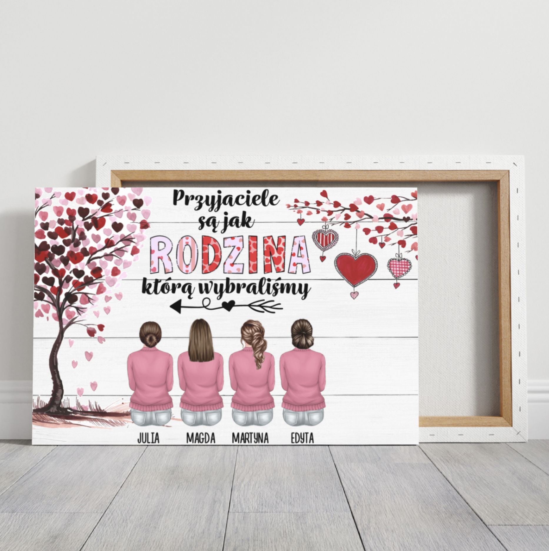 Przyjaciele są jak rodzina - fotoobraz