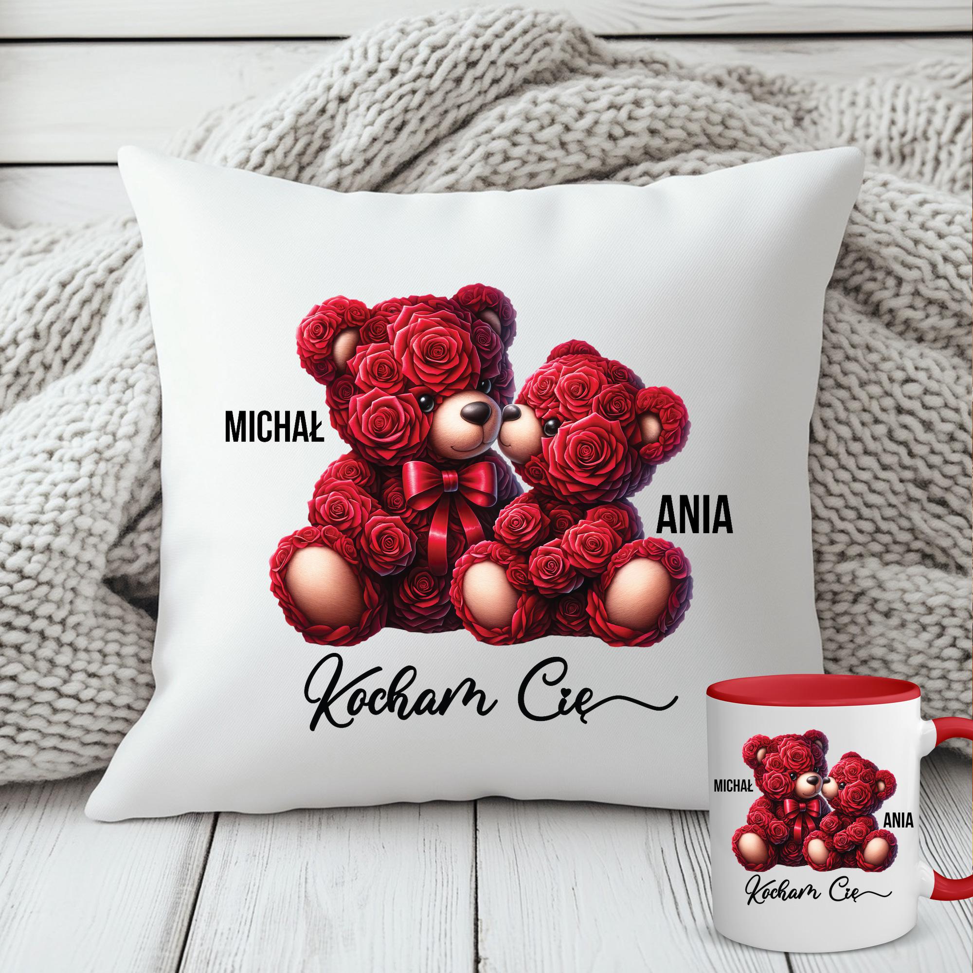 Kocham cię Poduszka + Kubek