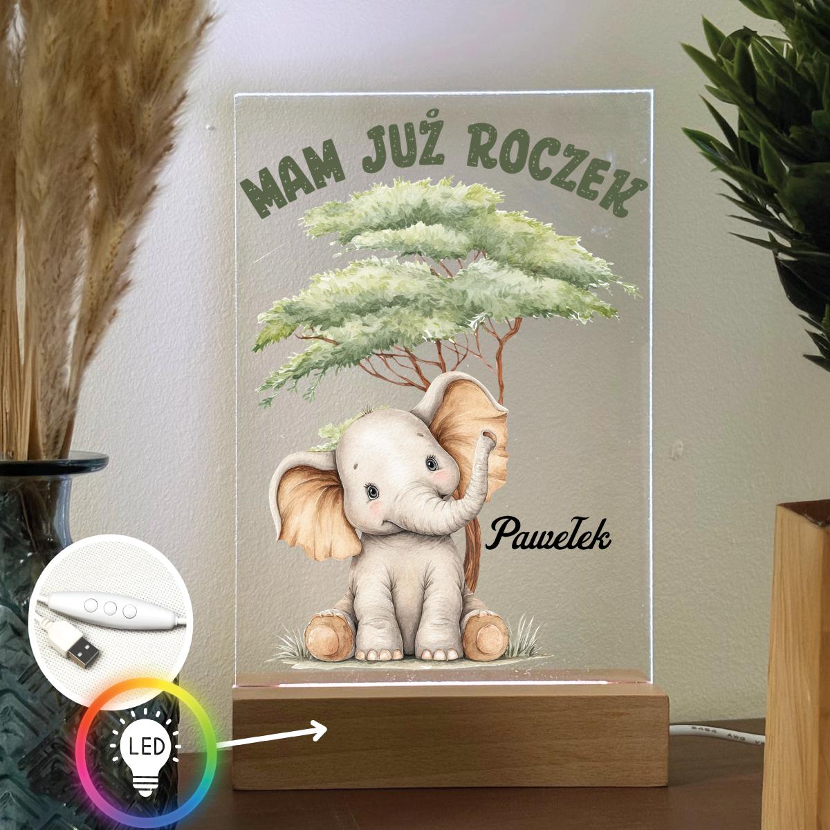 Mam już roczek - Akryl led